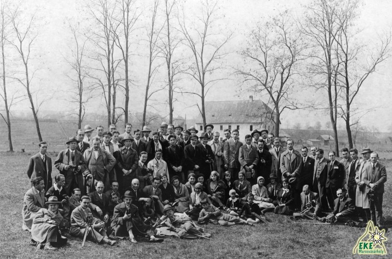 1931. IV. 26-án a fotocursus tagjainak kirándulása, felvétel Fanta István