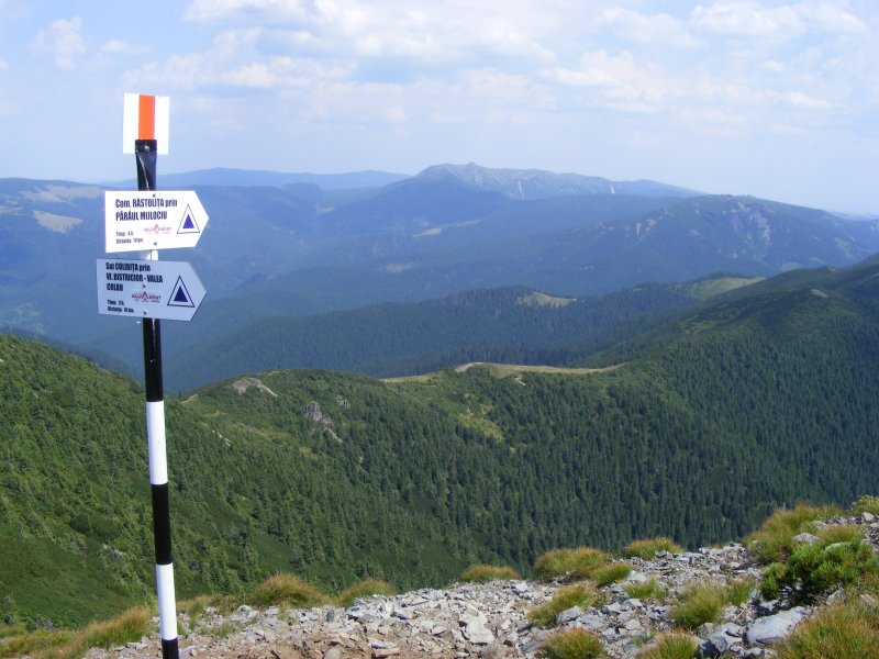 Kelemen-gerinc a Kis-Besztercéről