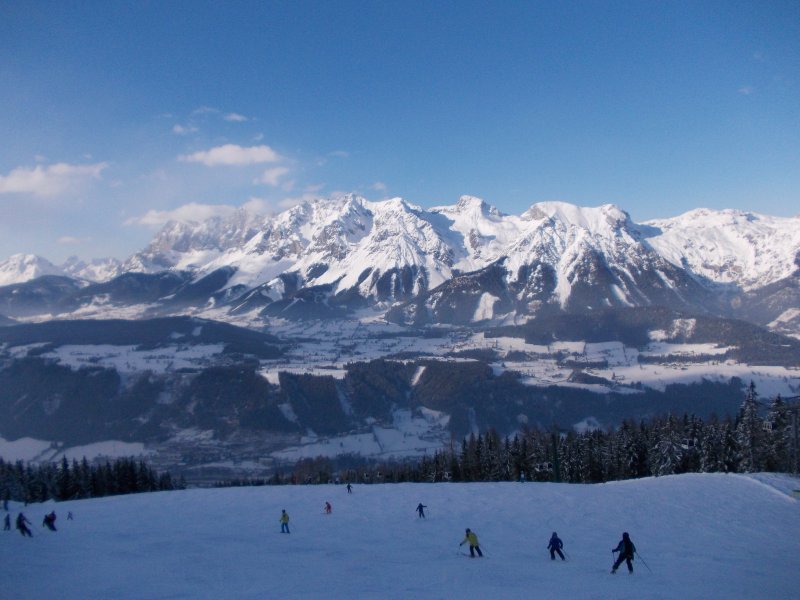 "kis szűk" sípályák Schladingban