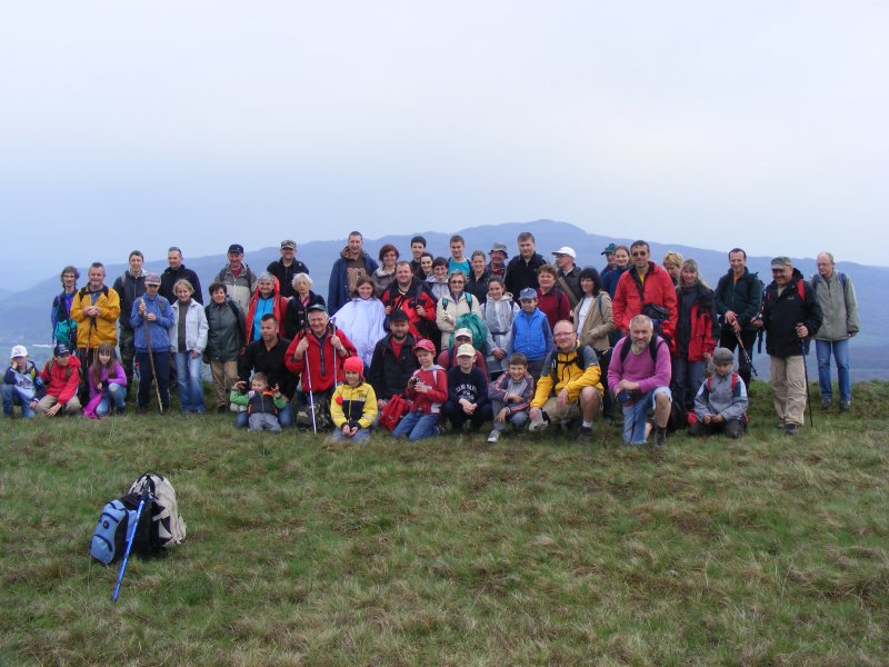 Csoportkép a Bekecs-túrán