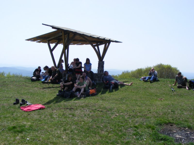 Pihenő a Fias-tetőn