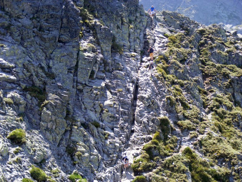 Útban a Fehér-tavi-csúcsra