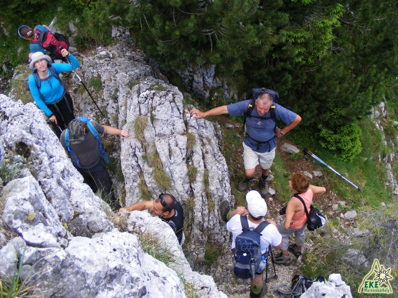 Pihenő a Zergék-párkányán