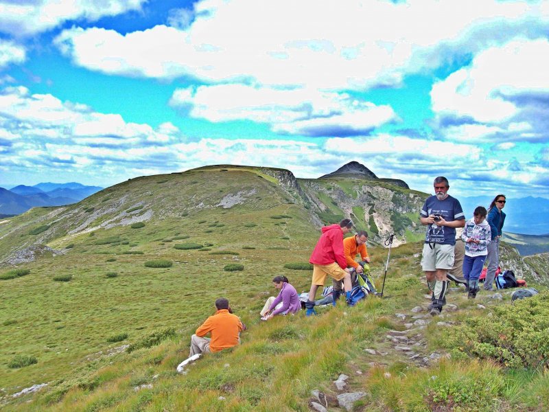 A Magyar Negoj Csúcsán (2081 m)