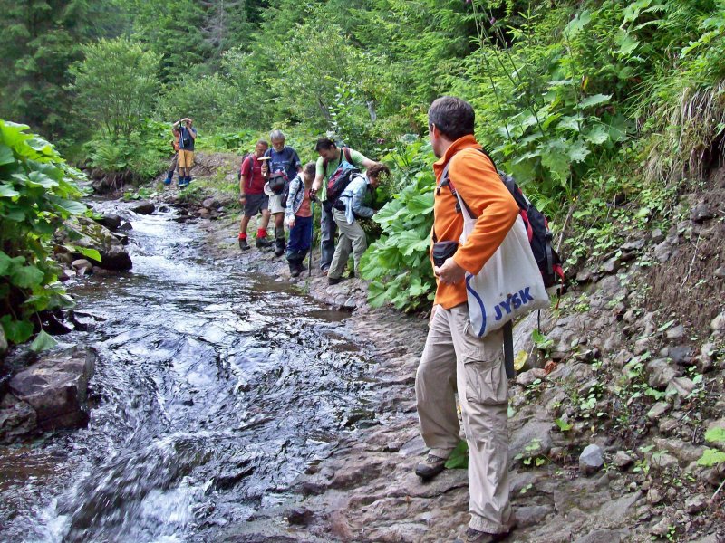 "Rafting" a Pietrosz patakon