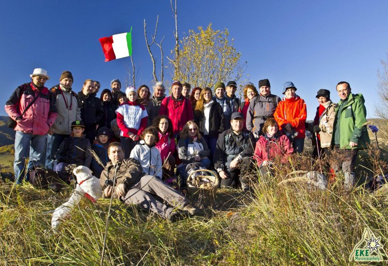 Csoportkép a Barta-tetőn