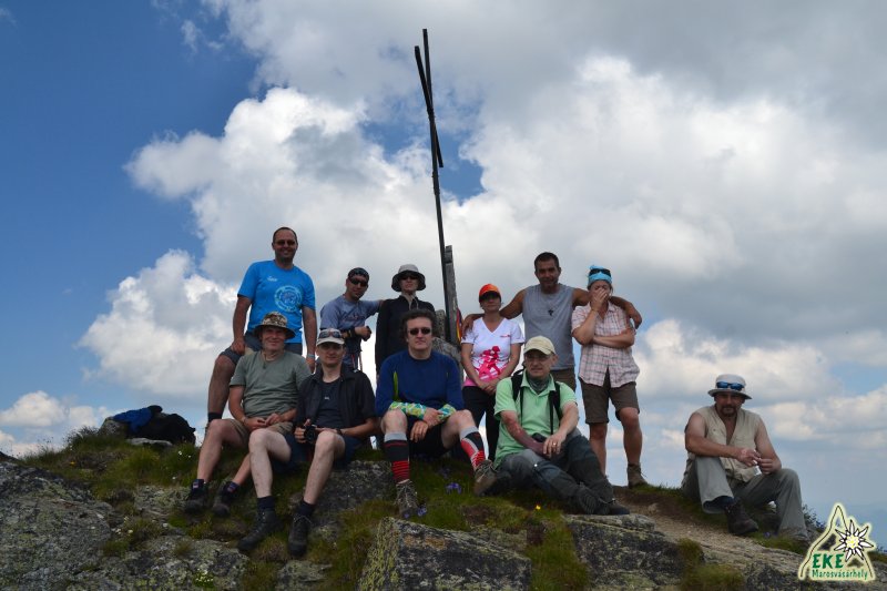 Marosvásárhelyi ekések az Ünőkő-csúcson