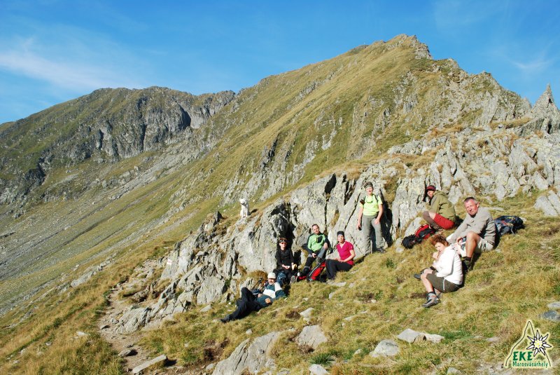 útban a Moldoveanu csúcs fele
