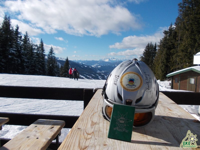 csendélet a Hütte elött