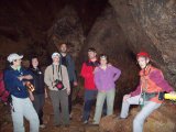"Csúcsfotó" a Révi-Zichi csepkőbarlang legmélyén